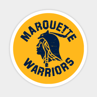 Marquette Warriors Navy Magnet